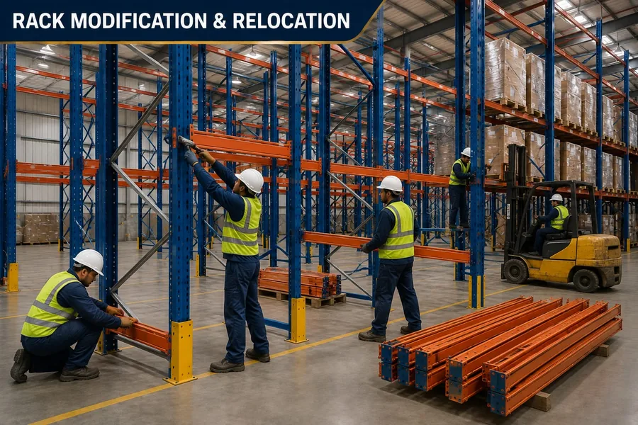 Rack modification and relocation