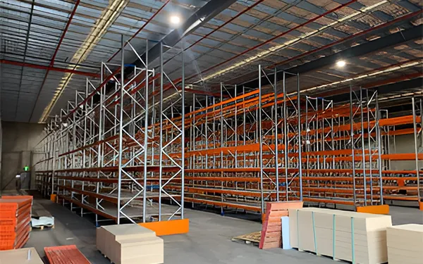Racking dismantled ready for reinstallation